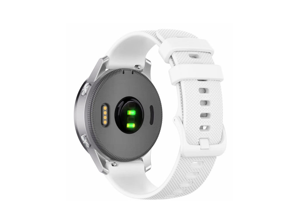 Techancy Pulseira De Relógio Inteligente Branca De 22mm KC2120, Compatível Com Samsung Galaxy Watch/Huawei Watch