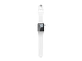Pulseira de silicone para relógio Techancy, KC2115, com protetor de ecrã, compatível com Apple Watch 40 mm, Branco