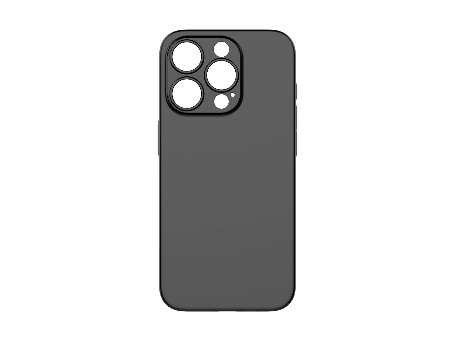 Techancy Capa Para Telemóvel Ultra Fina Preta KX5604, Compatível Com O Telemóvel Iphone 15 Pro, Material Pp De 0,5 Mm.